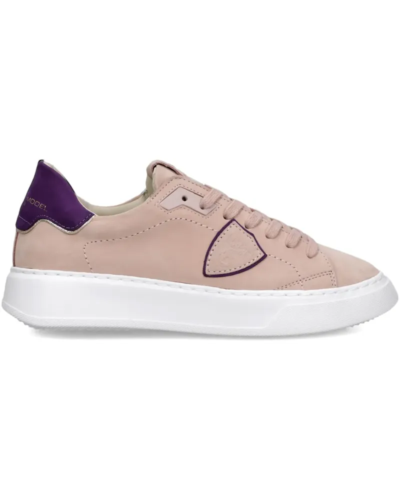 Philippe Model Sneakers mit Wildledereinsätzen - Rosa Rosa