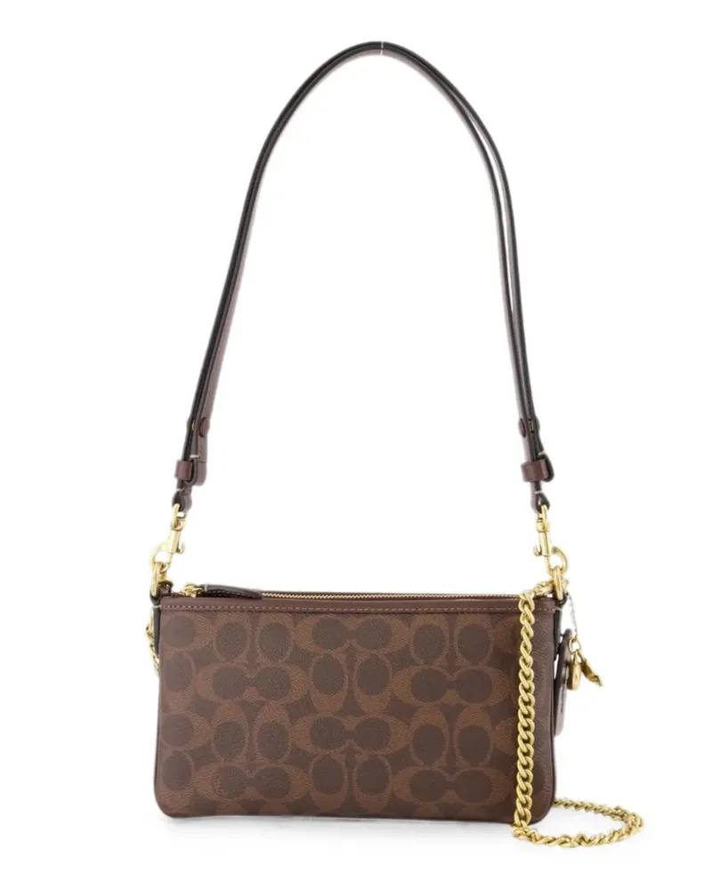 Coach Audrey logo-print shoulder bag - Braun Braun