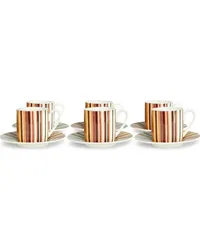 Missoni Home Gestreiftes Jenkins Kaffeeservice Braun