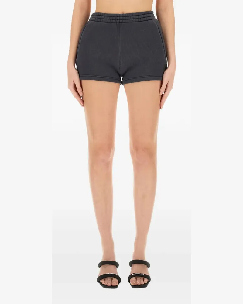 Alexander Wang elasticated mini shorts - Grau Grau