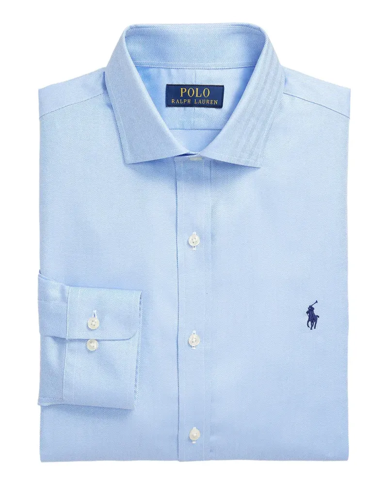 Ralph Lauren Hemd mit Logo-Stickerei - Blau Blau