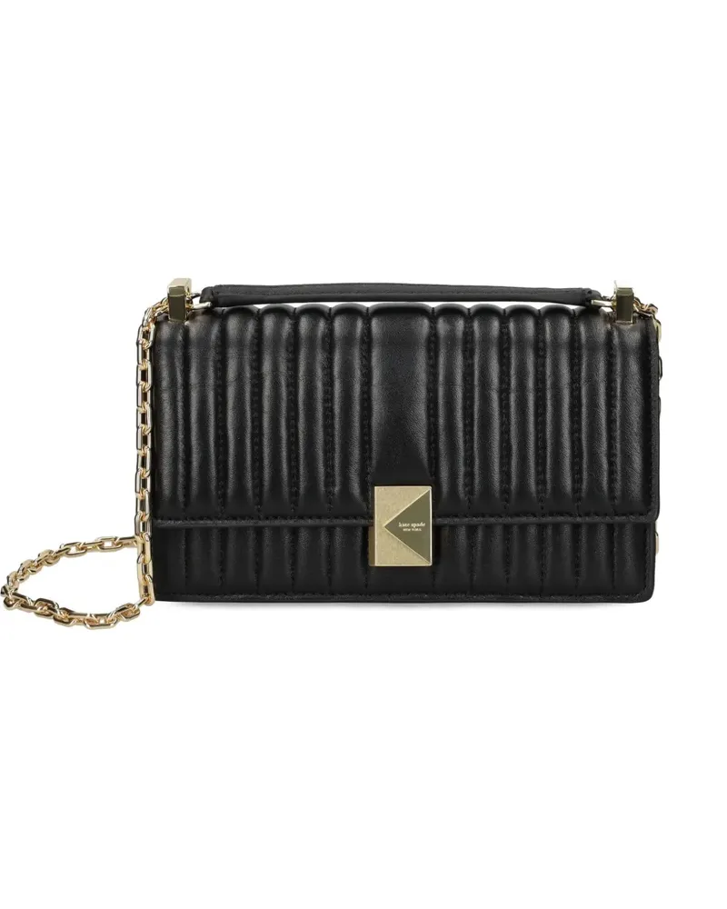 Kate Spade Gesteppte Schultertasche - Schwarz Schwarz