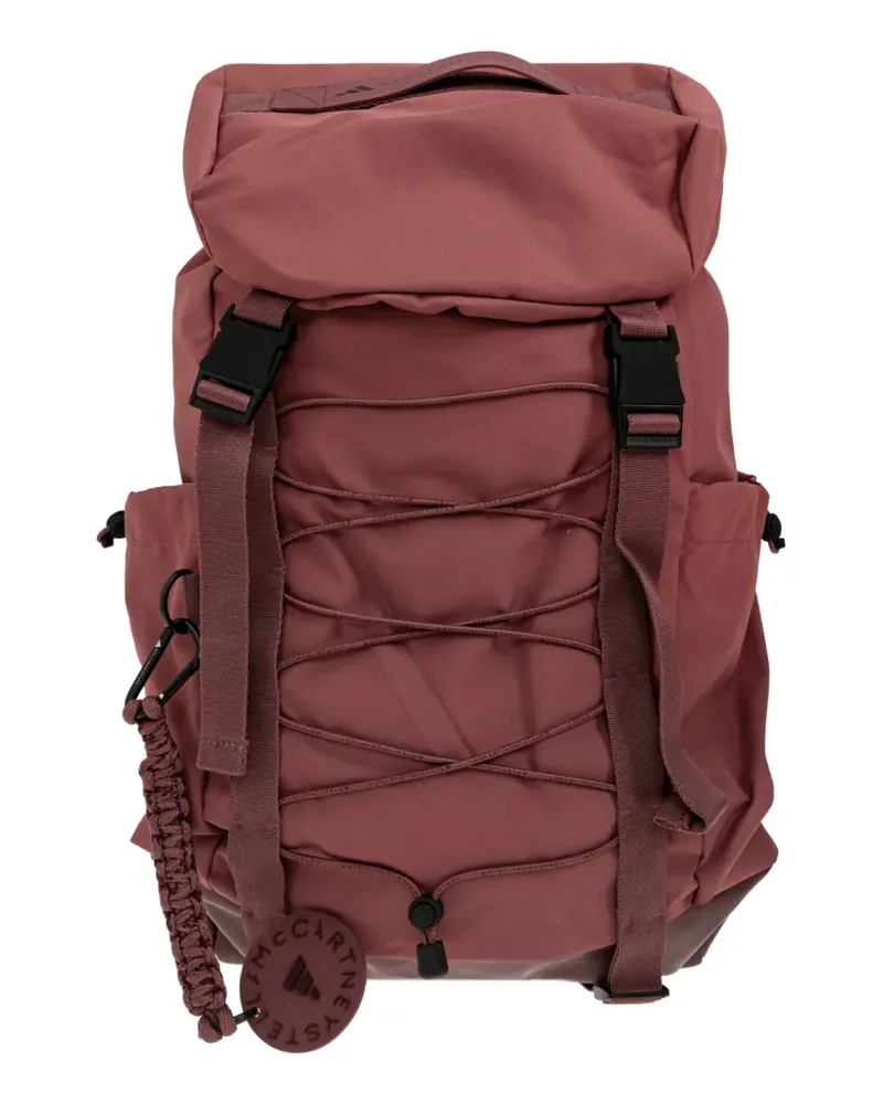adidas x Stella Mccartney buckle-fastening bungee-cord backpack - Rosa Rosa