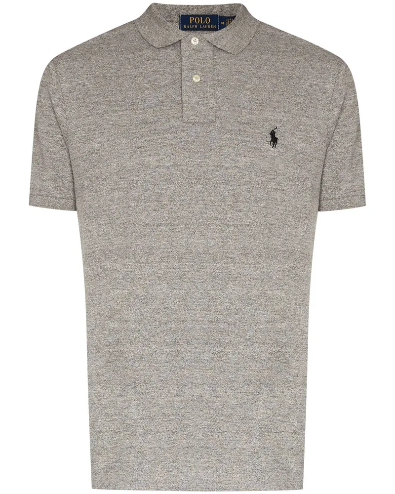 Ralph Lauren Poloshirt mit Logo-Stickerei - Grau Grau