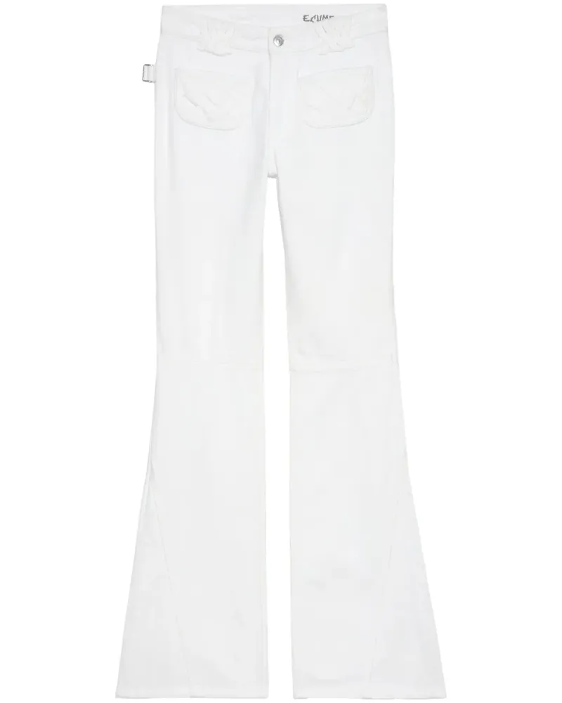 Zadig & Voltaire Ausgestellte Jeans - Weiß Weiß