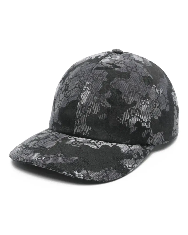 Gucci GG Camouflage-Hut - Grau Grau