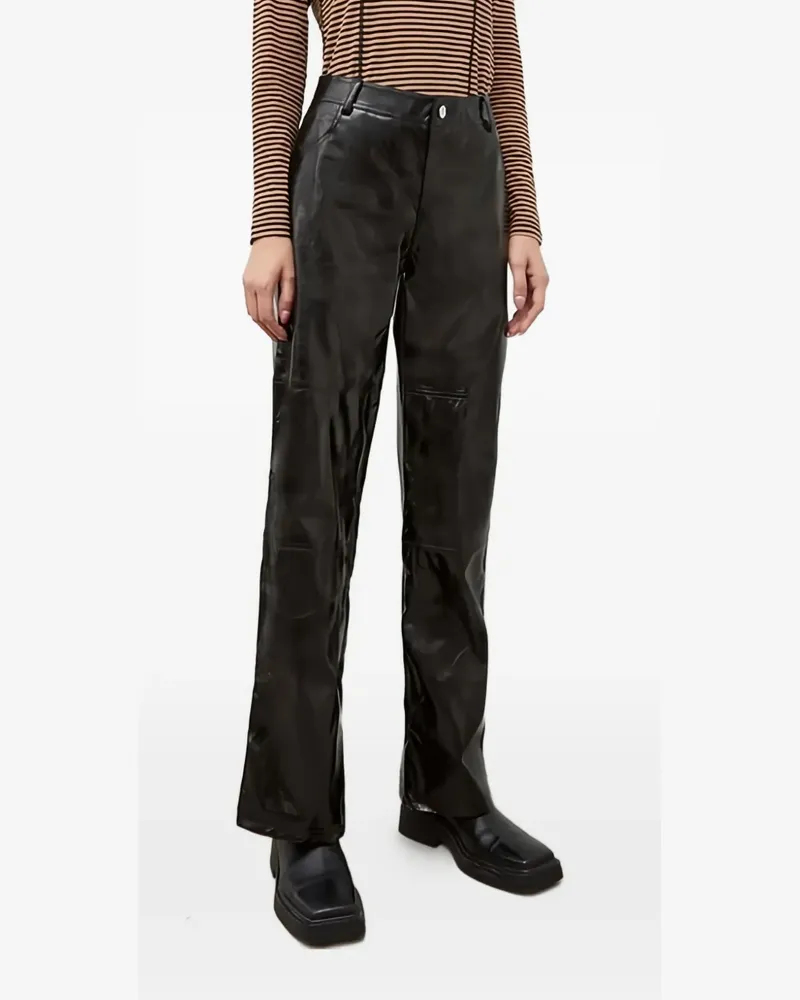 Résumé Hose mit geradem Bein - Schwarz Schwarz