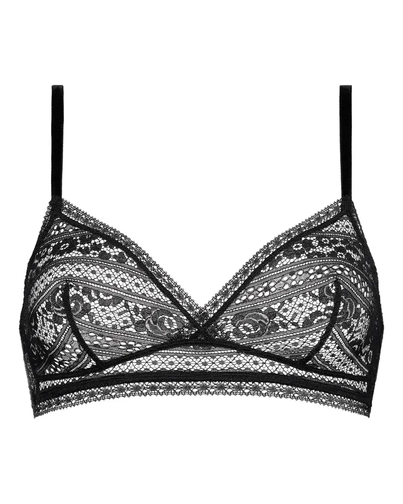 Eres Intriguée Triangel-BH aus Spitze - Schwarz Schwarz