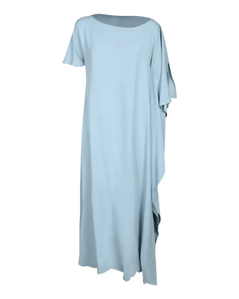 Chantal Thomass maxi asymmetric draped dress - Blau Blau