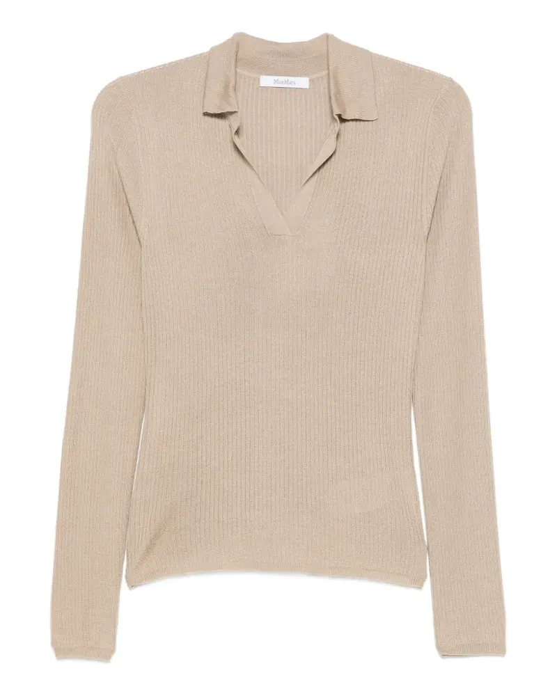 Max Mara Gerippter Pullunder - Nude Nude