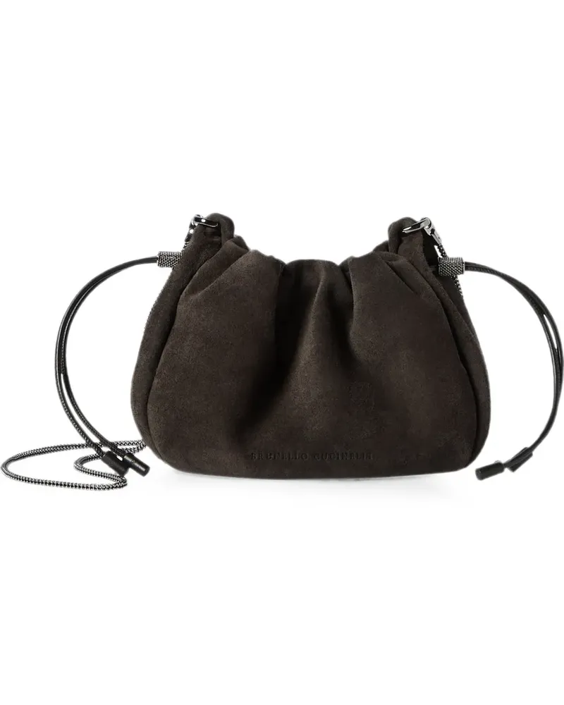 Brunello Cucinelli Mellow Schultertasche - Braun Braun