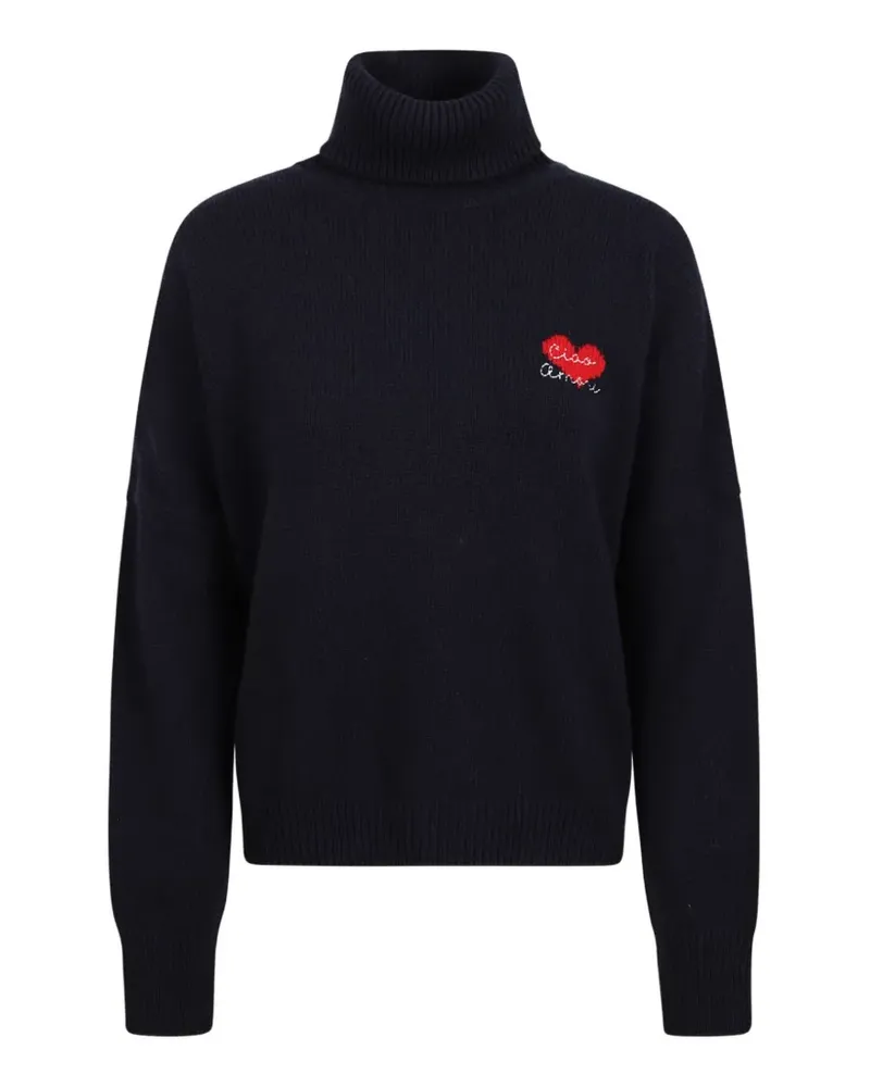 Giada Benincasa Heartbeat Rollkragenpullover - Blau Blau