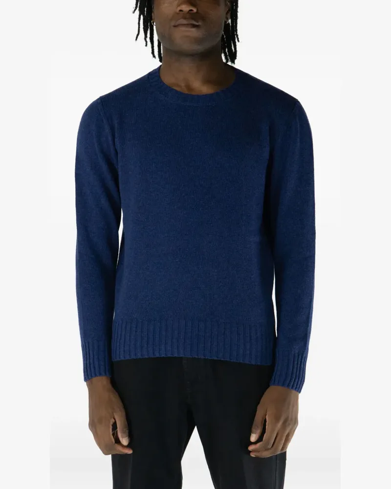 Doppiaa Pullover mit Rundhalsausschnitt - Blau Blau