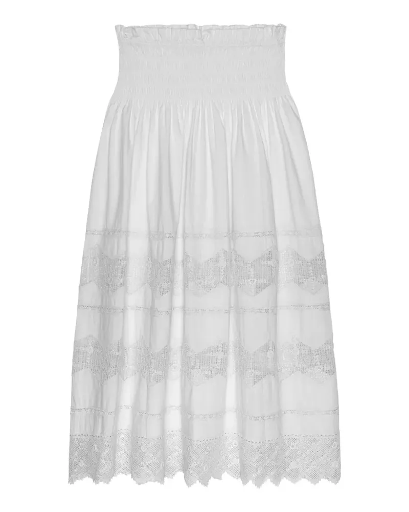The Great Rosette midi skirt - Weiß Weiß