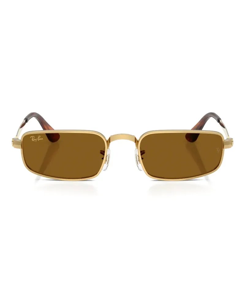 Ray Ban x A$AP Rocky rectangle-frame sunglasses - Gold Gold
