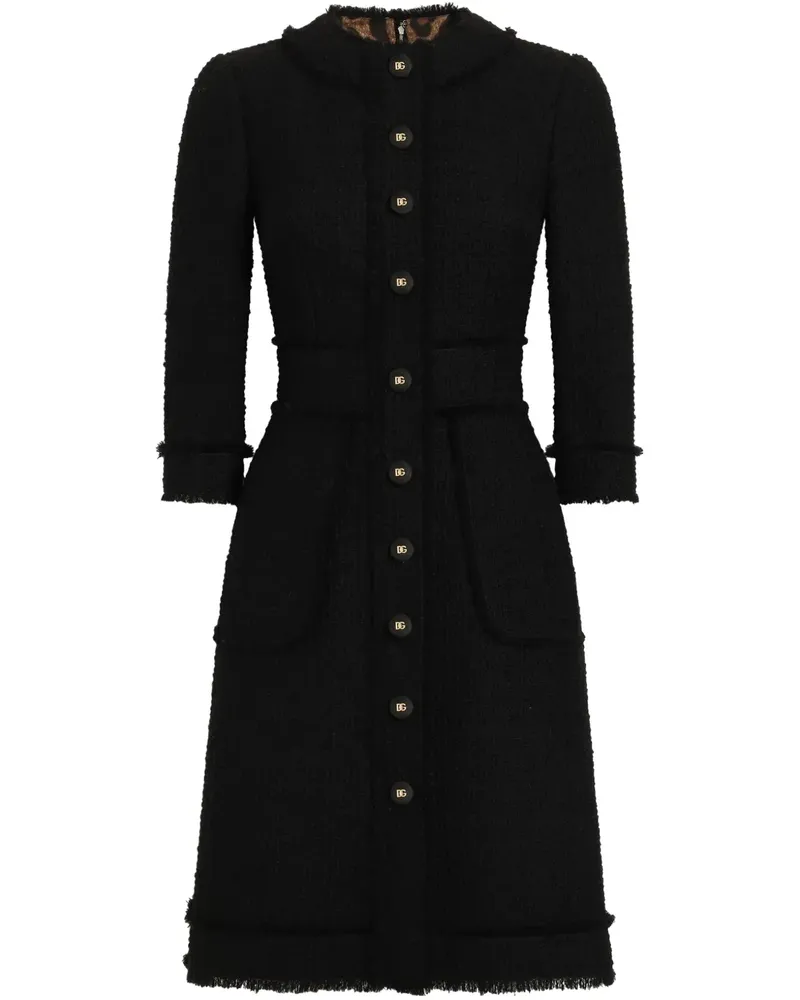 Dolce & Gabbana DNA tweed dress - Schwarz Schwarz