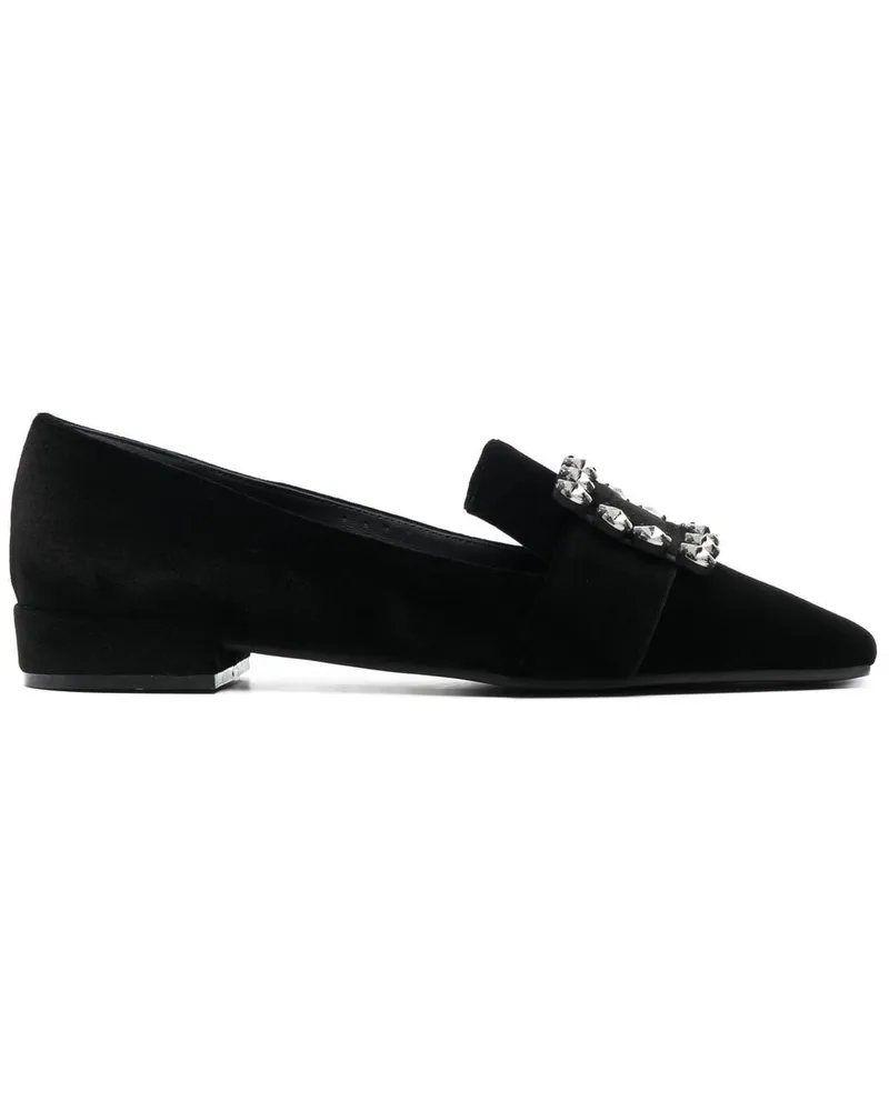 FESTA Milano Loafer aus Wildleder 10mm Schwarz