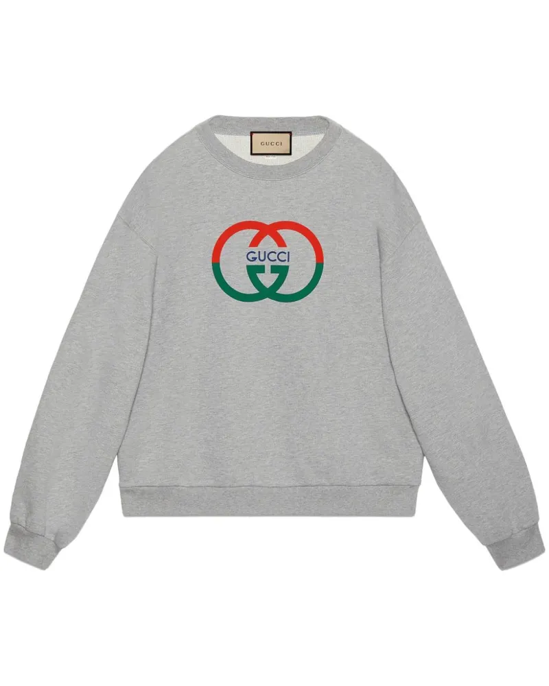 Gucci Sweatshirt mit Print - Grau Grau