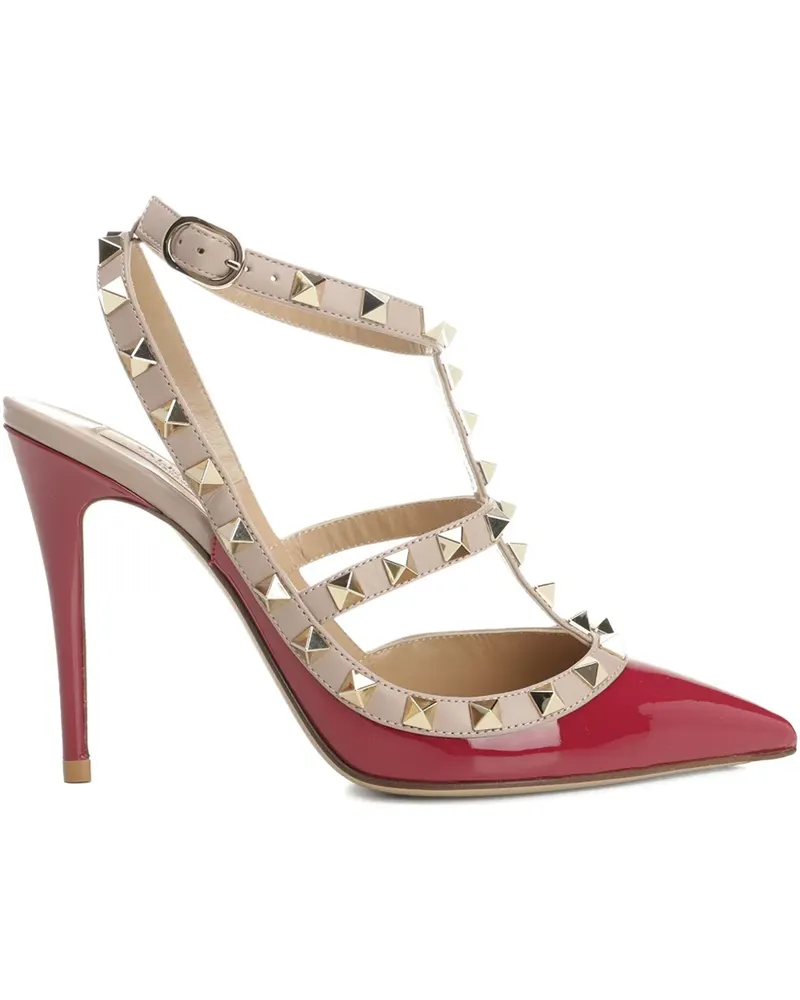 Valentino Garavani Rockstud Caged Pumps 100mm - Rot Rot