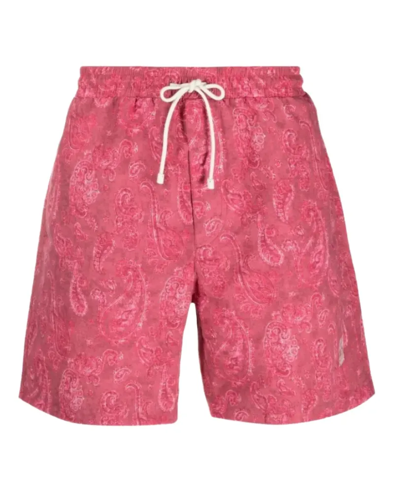 Brunello Cucinelli Badeshorts mit Paisley-Print - Rosa Rosa