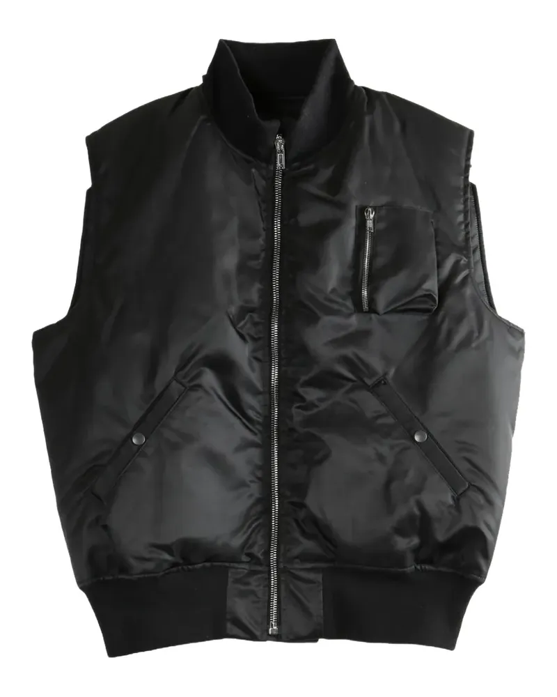 DRKSHDW by Rick Owens SL Tankers Weste - Schwarz Schwarz
