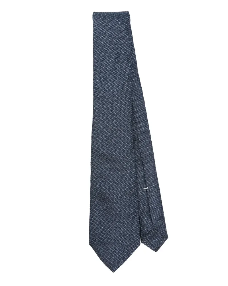 Canali Krawatte aus Seide - Blau Blau