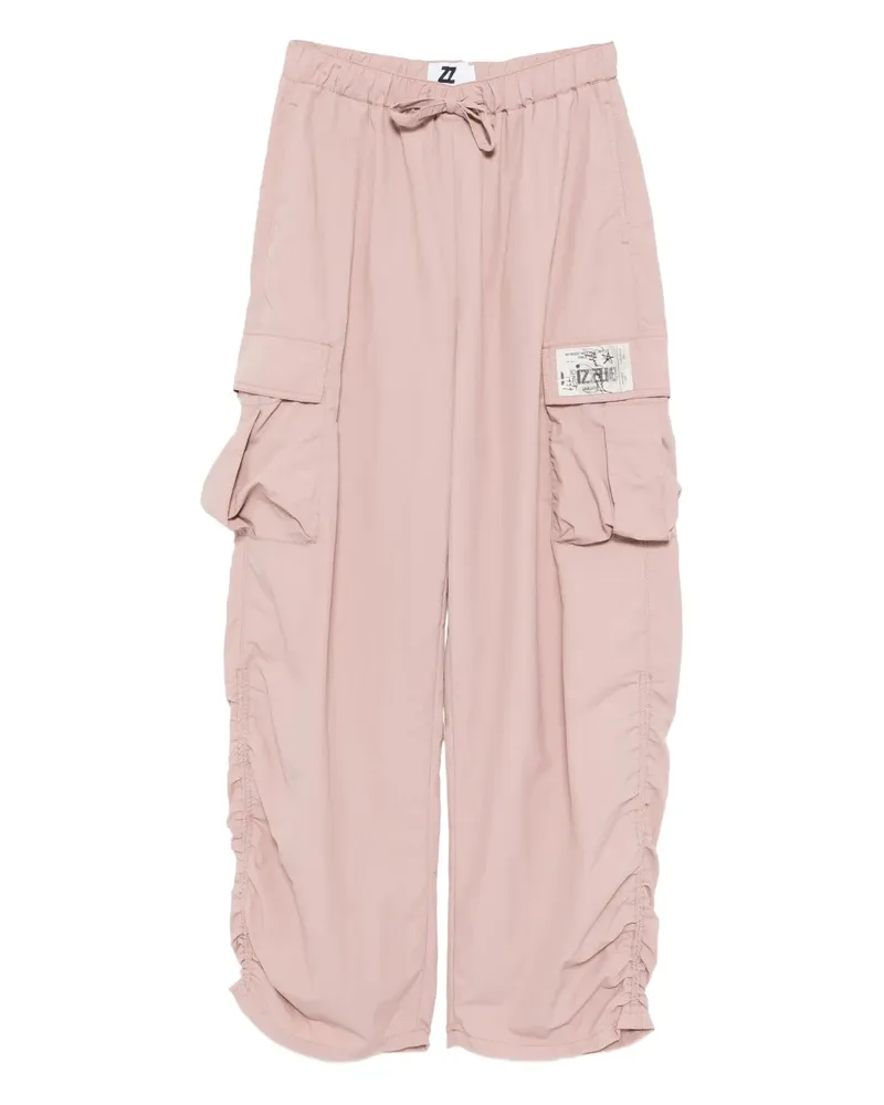 Izzue Klassische Cargohose - Rosa Rosa