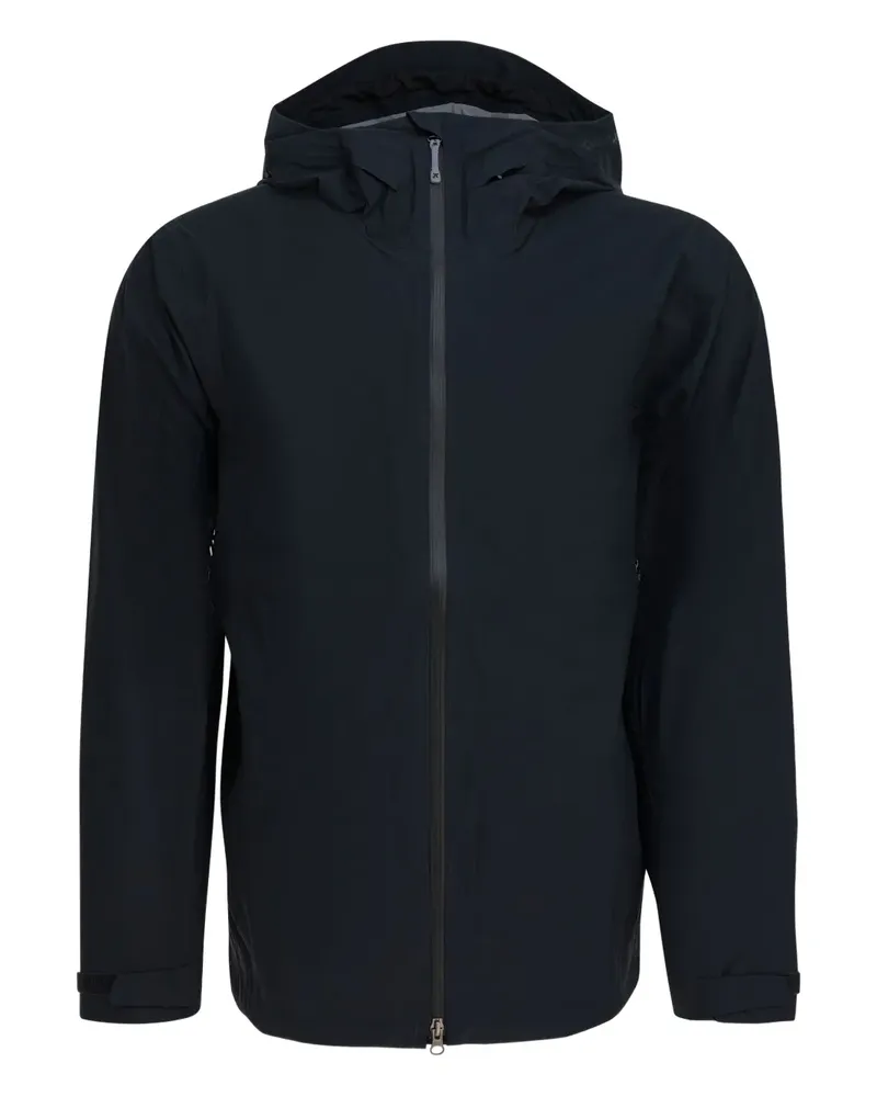 Houdini hooded raincoat - Schwarz Schwarz