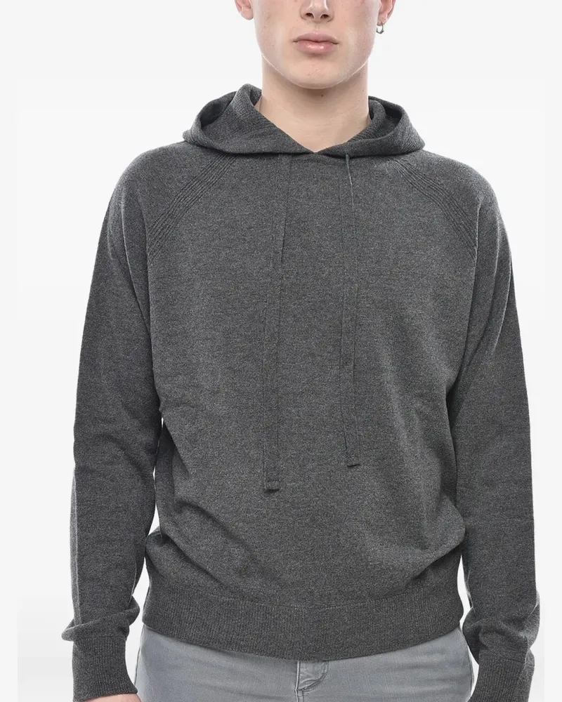 Paolo Pecora Milano Klassische Kapuzenjacke - Grau Grau
