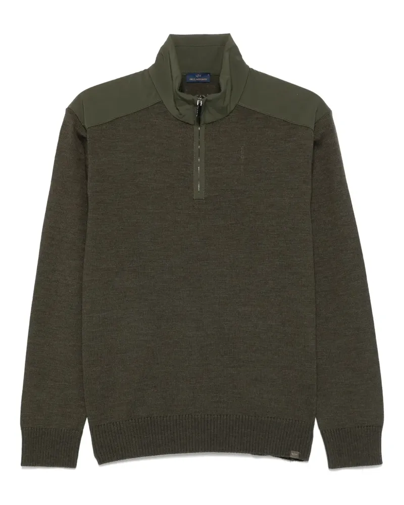 Paul & Shark Pullover mit Reißverschluss - Grün Grün