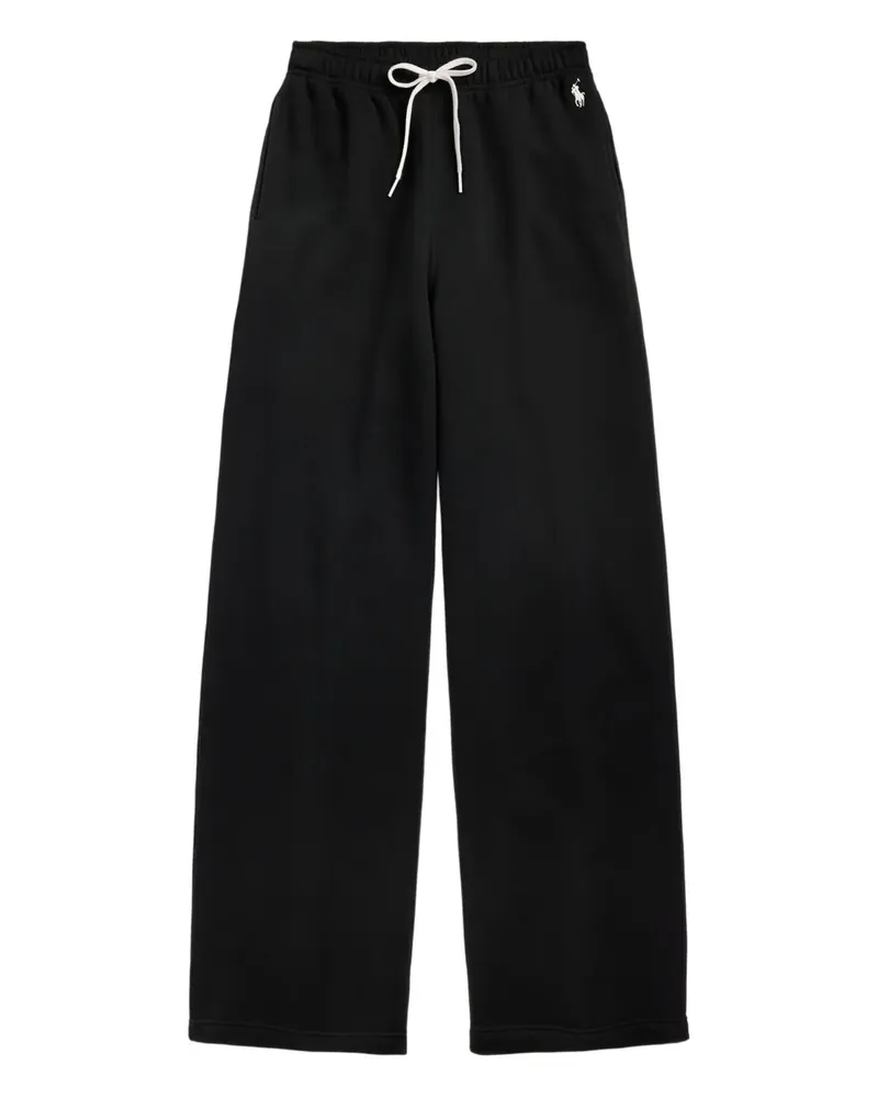 Ralph Lauren Wide-Leg-Hose mit Kordelzug - Schwarz Schwarz