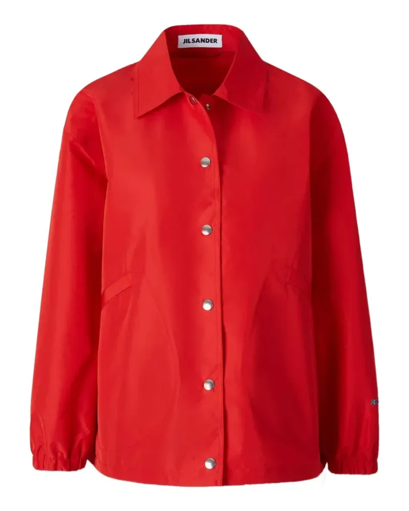 Jil Sander press-stud jacket - Rot Rot