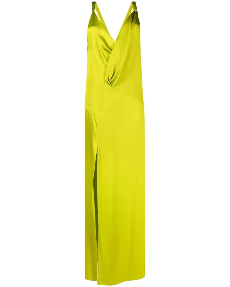 Fendi Maxikleid aus Seide - Grün Grün