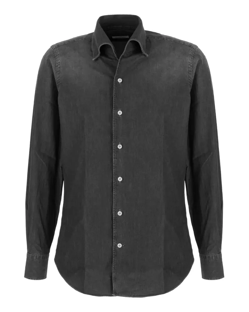 Alessandro Gherardi faded denim shirt - Grau Grau