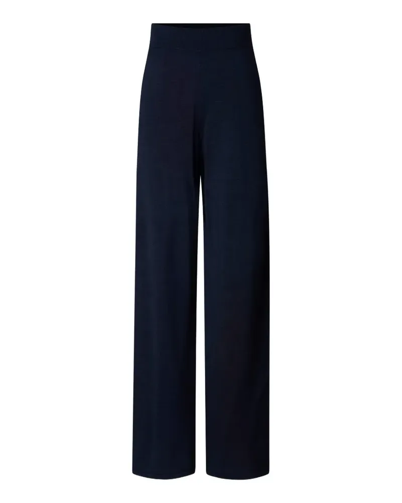 Bogner Paula Seidenhose mit weitem Bein - Blau Blau