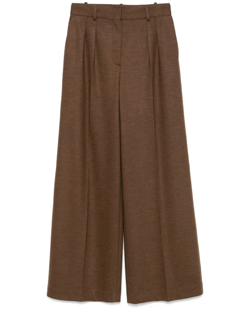 CIRCOLO 1901 Hose mit Bundfalten - Braun Braun