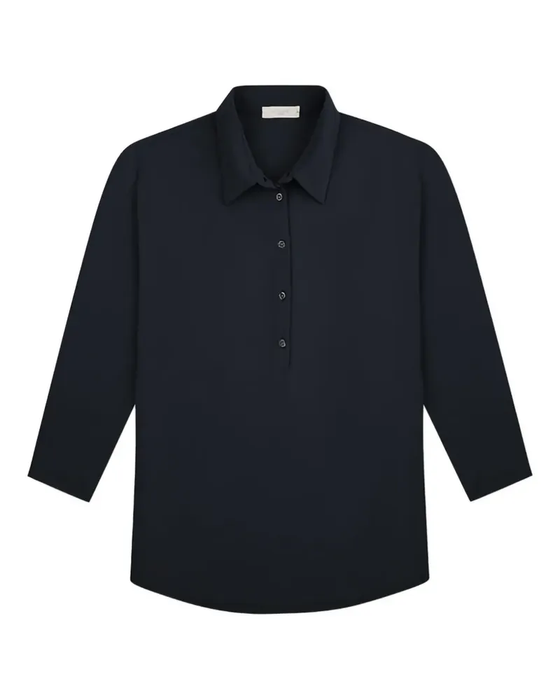 Slowear Zanone Poloshirt mit Knöpfen - Blau Blau