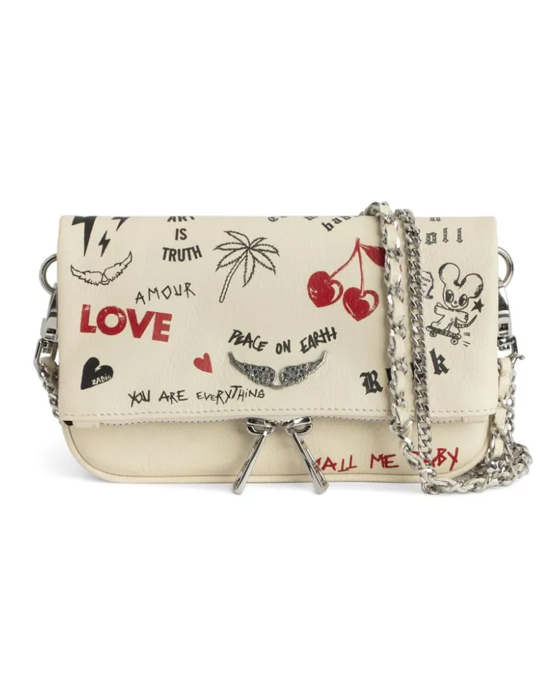 Zadig & Voltaire Rock Nano Love Tag Mini-Tasche - Nude Nude