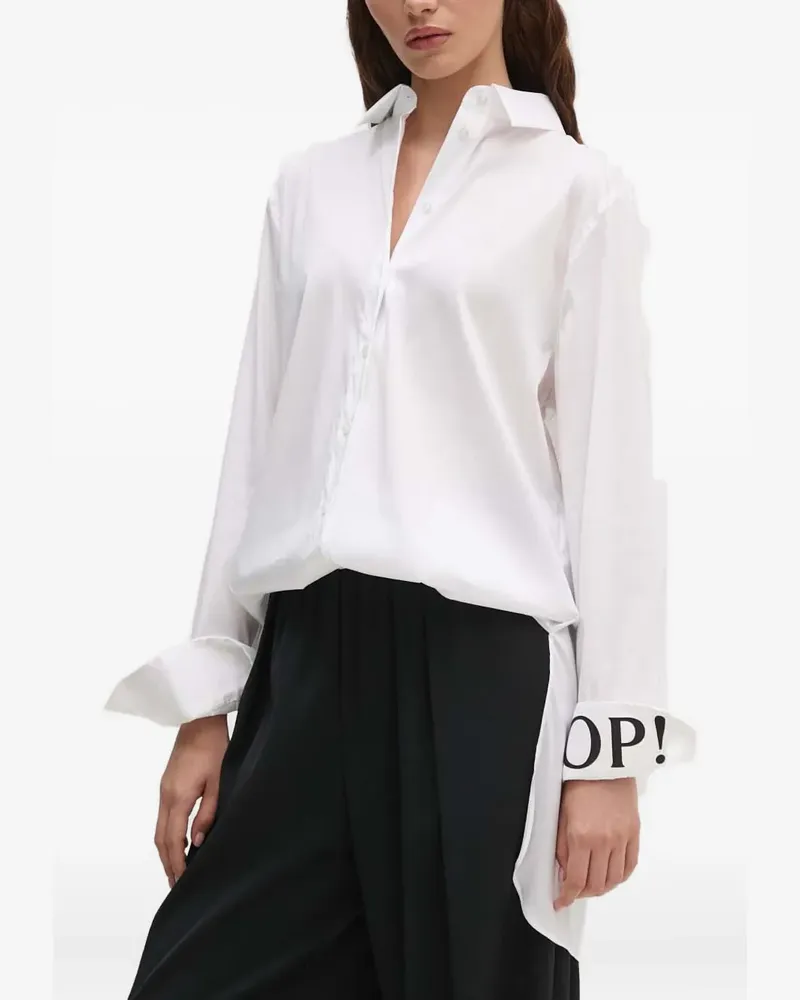JOOP! Hemd mit Logo - Weiß Weiß