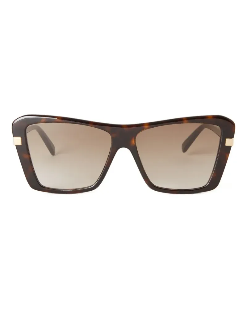 Stella McCartney Sonnenbrille mit Oversized-Gestell - Braun Braun