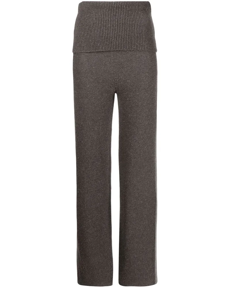 OFF-WHITE Gestrickte Languid Hose - Grau Grau