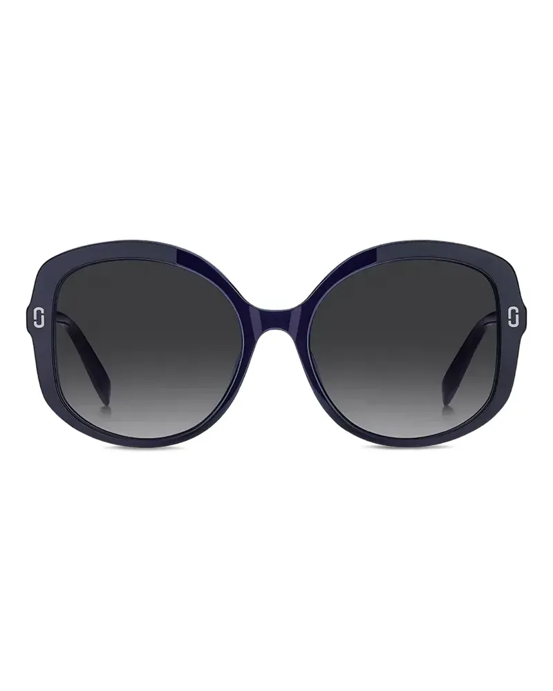 Marc Jacobs Sonnenbrille mit rundem Gestell - Schwarz Schwarz