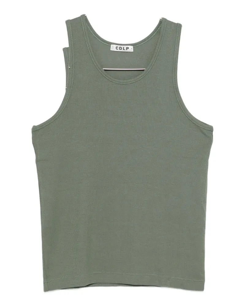 CDLP ribbed-knit tank top - Grün Grün