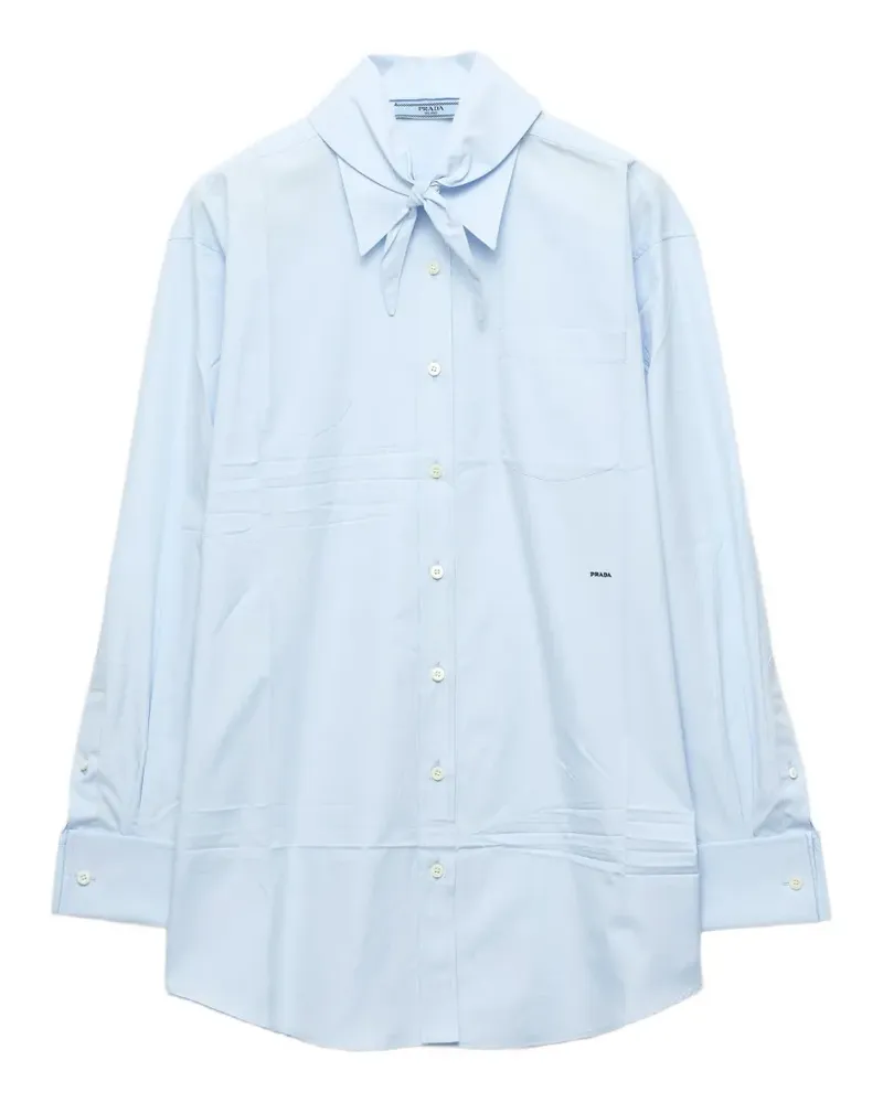 Prada poplin shirt - Blau Blau
