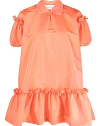 Viktor & Rolf Minikleid mit Puffärmeln Orange