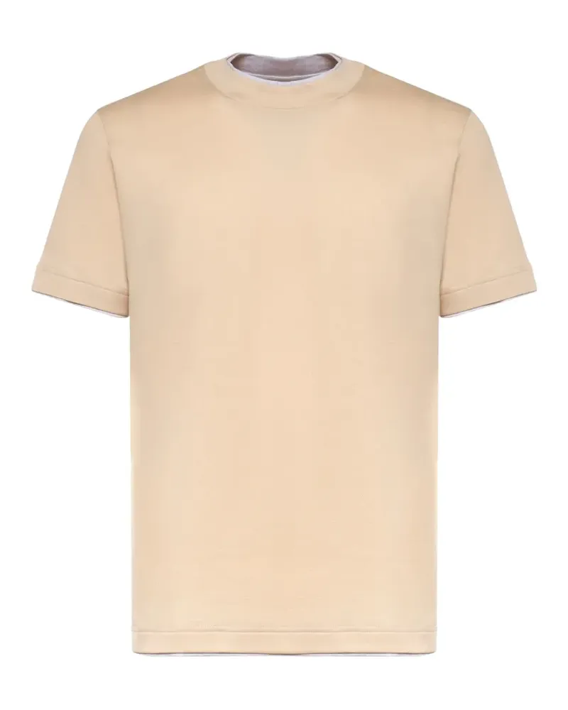 Eleventy short-sleeves T-shirt - Nude Nude
