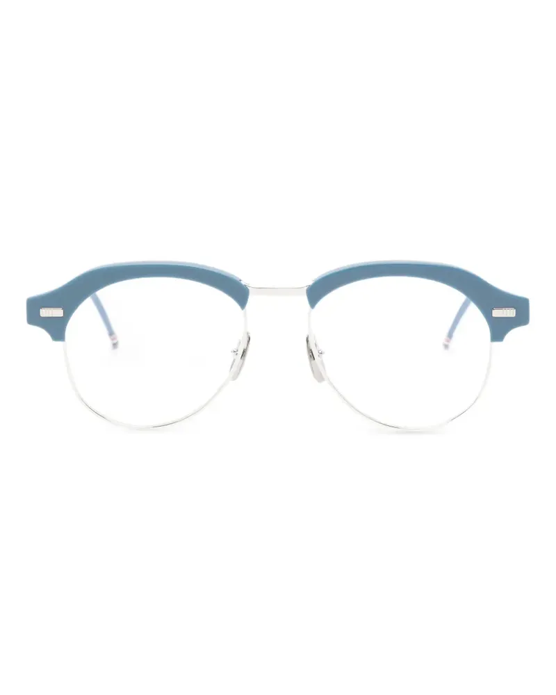 Thom Browne round-frame glasses - Blau Blau