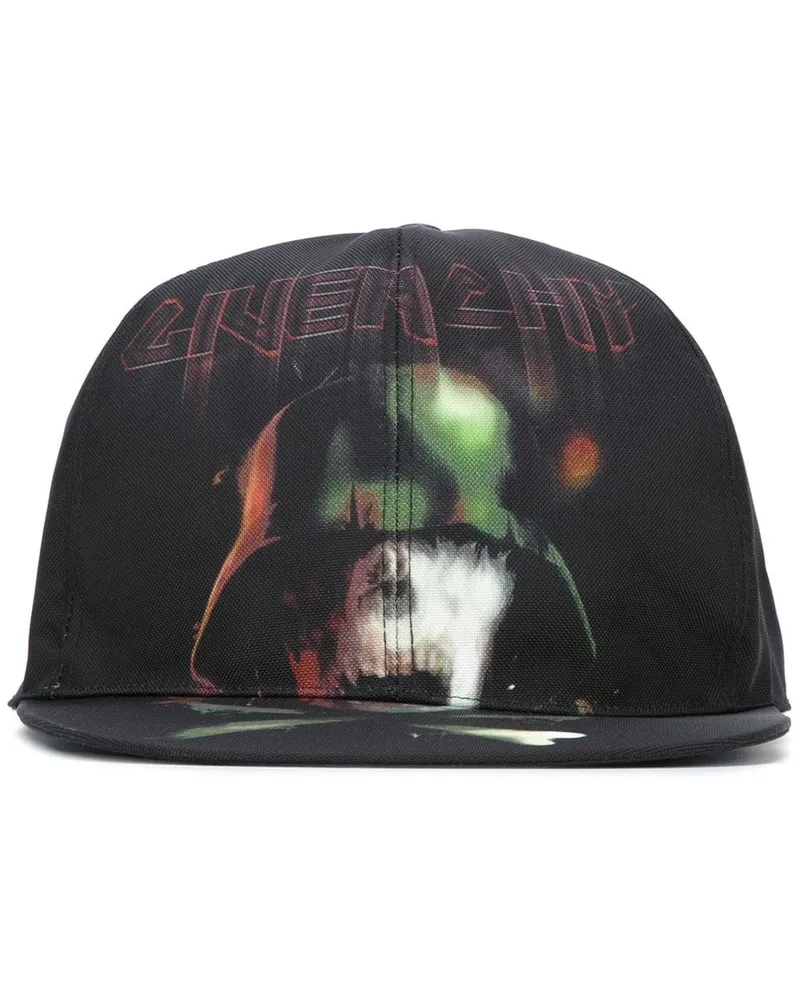 Givenchy Baseballkappe mit Totenkopf-Print - Schwarz Schwarz
