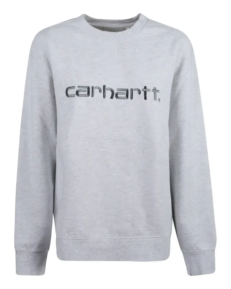 Carhartt WIP printed-logo crewneck sweater - Grau Grau