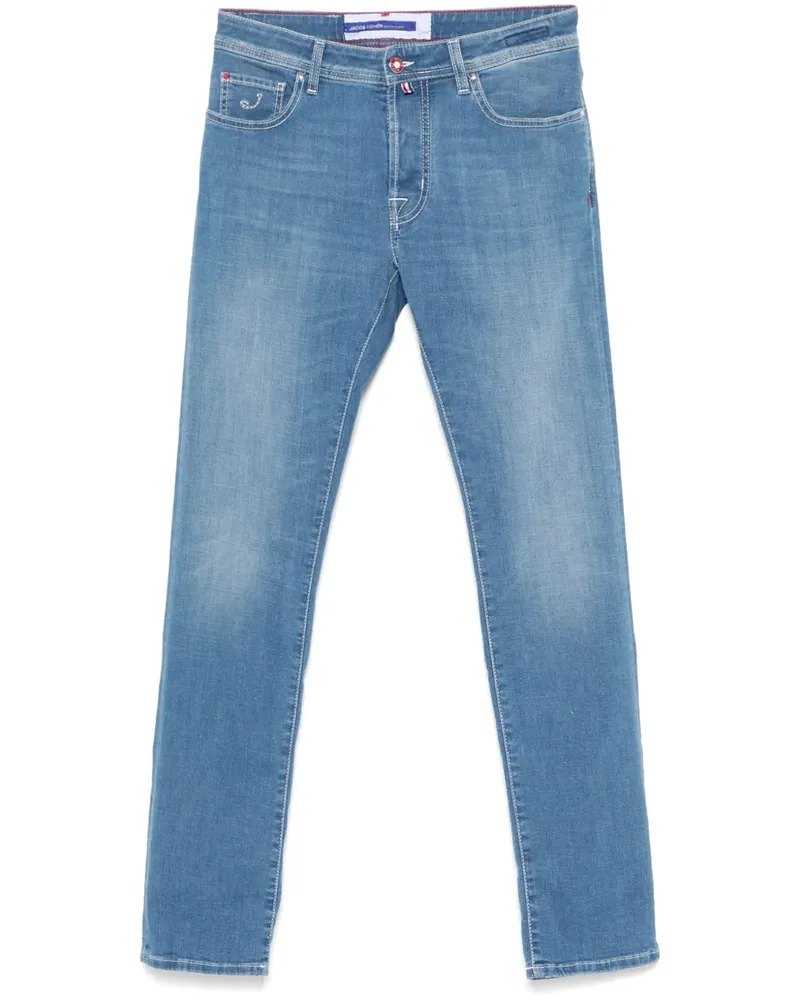 Jacob Cohën Jeans mit Einstecktuch - Blau Blau